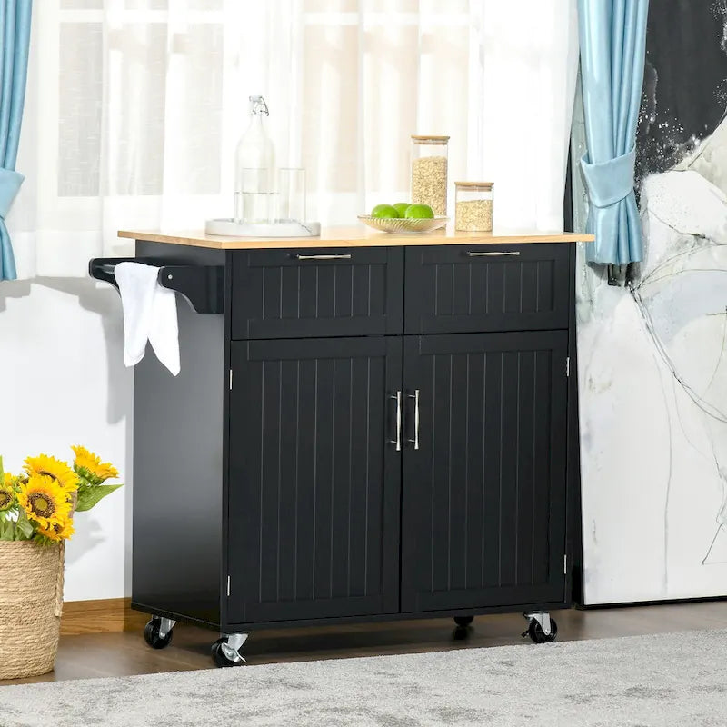 41 îlots de cuisine roulants modernes sur roulettes (tabourets non inclus)