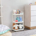 Chariot de rangement, Organisateur d'étagère mobile, Organisateur de rangement multifonctionnel et mobile