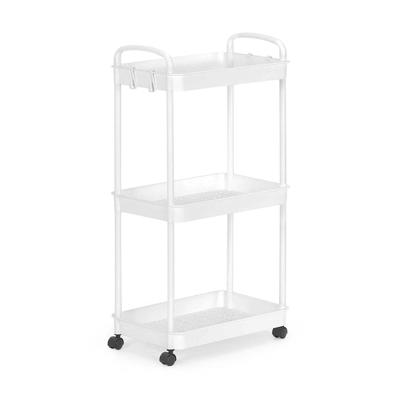 Chariot de rangement, Organisateur d'étagère mobile, Organisateur de rangement multifonctionnel et mobile