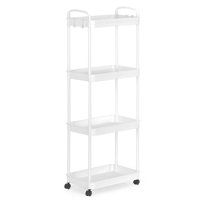 Chariot de rangement, Organisateur d'étagère mobile, Organisateur de rangement multifonctionnel et mobile