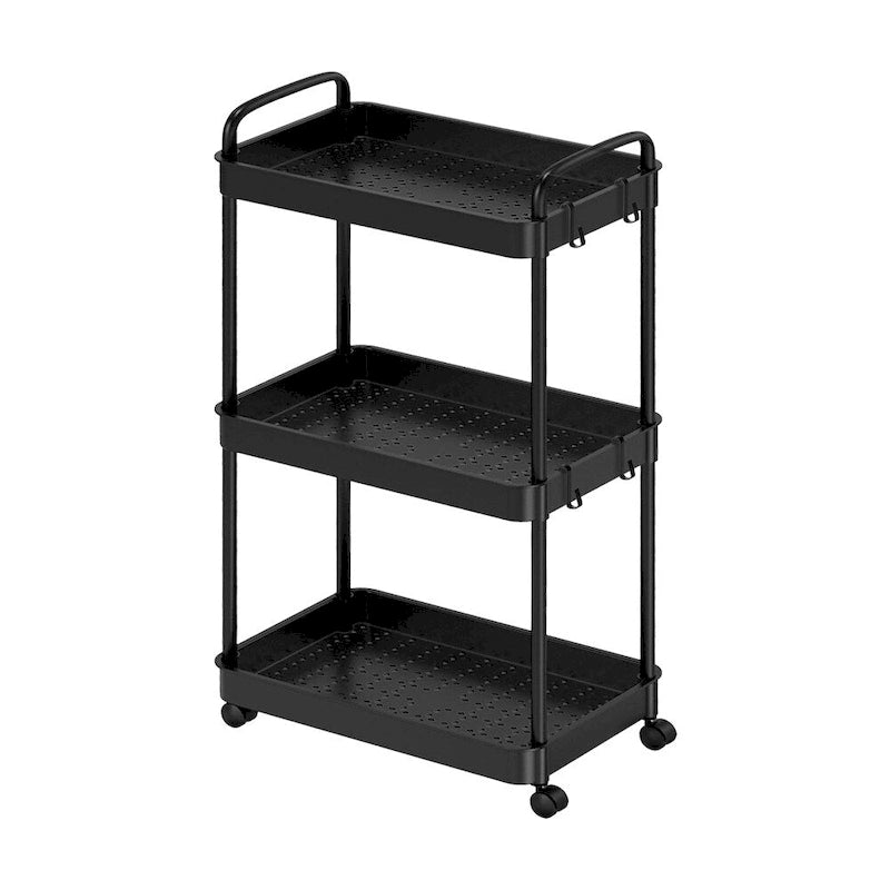 Chariot de rangement, Organisateur d'étagère mobile, Organisateur de rangement multifonctionnel et mobile