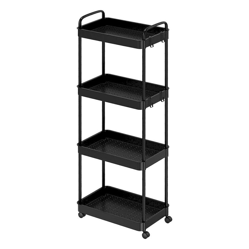 Chariot de rangement, Organisateur d'étagère mobile, Organisateur de rangement multifonctionnel et mobile