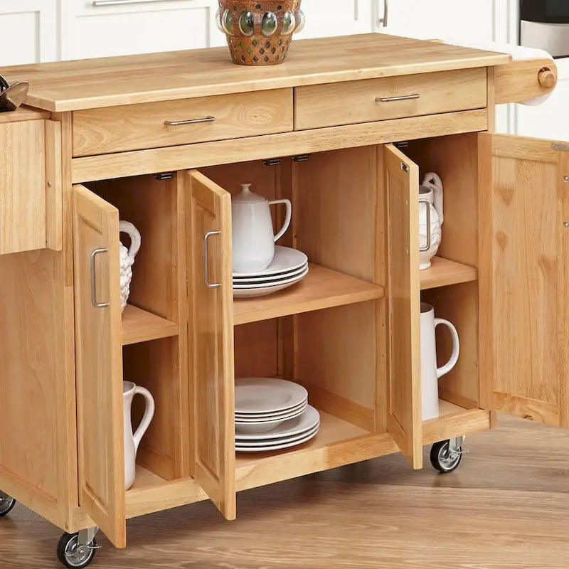 Chariot de cuisine General Line en bois marron - N/A