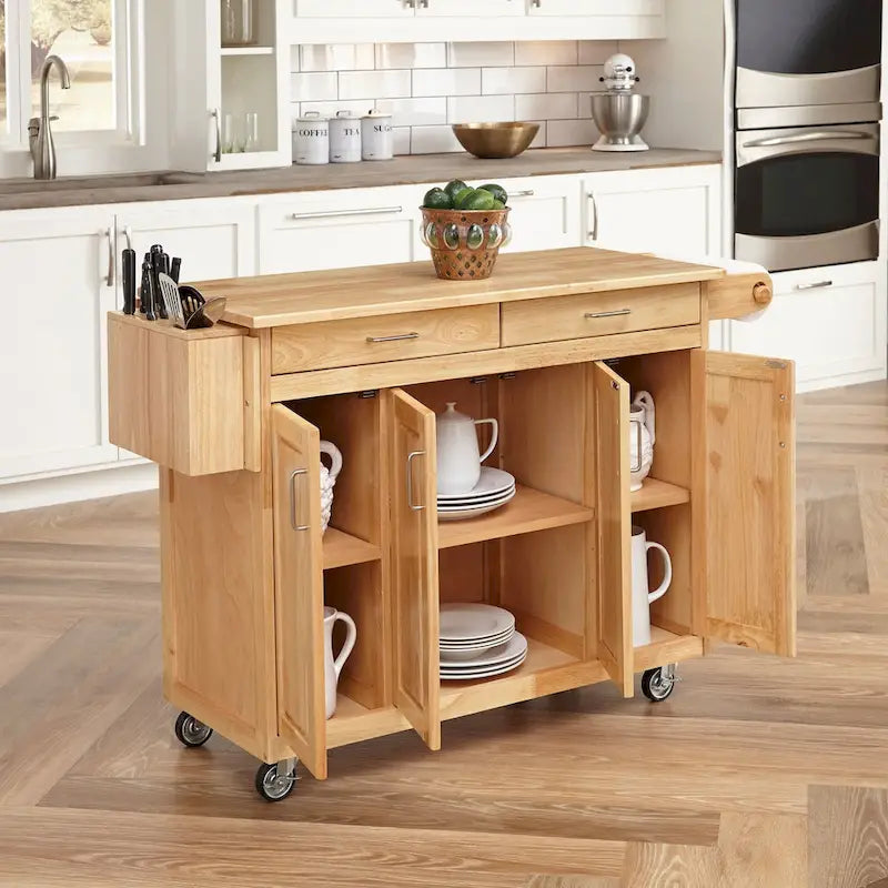 Chariot de cuisine General Line en bois marron - N/A