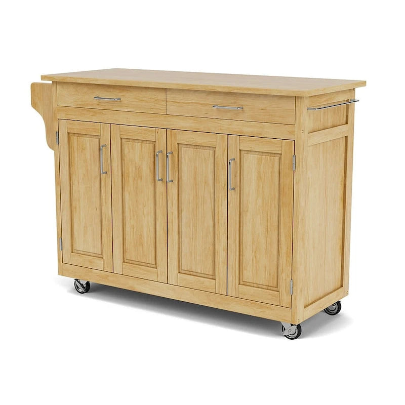 Desserte de cuisine Create-a-Cart marron