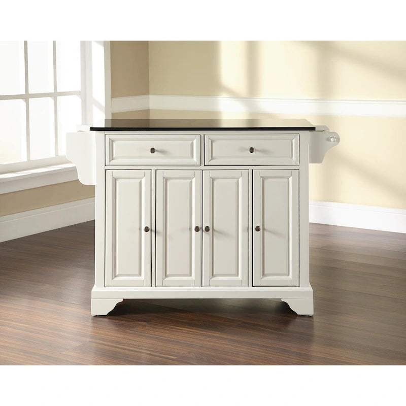 Crosley Lafayette Granite Top Full Size Kitchen Island/Cart - 18d x 51.5w x 36h